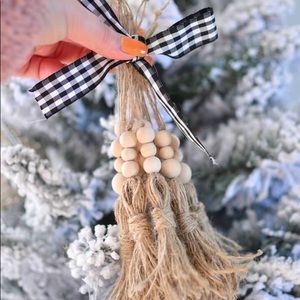 Set of 20 Beaded Tassel Ornaments